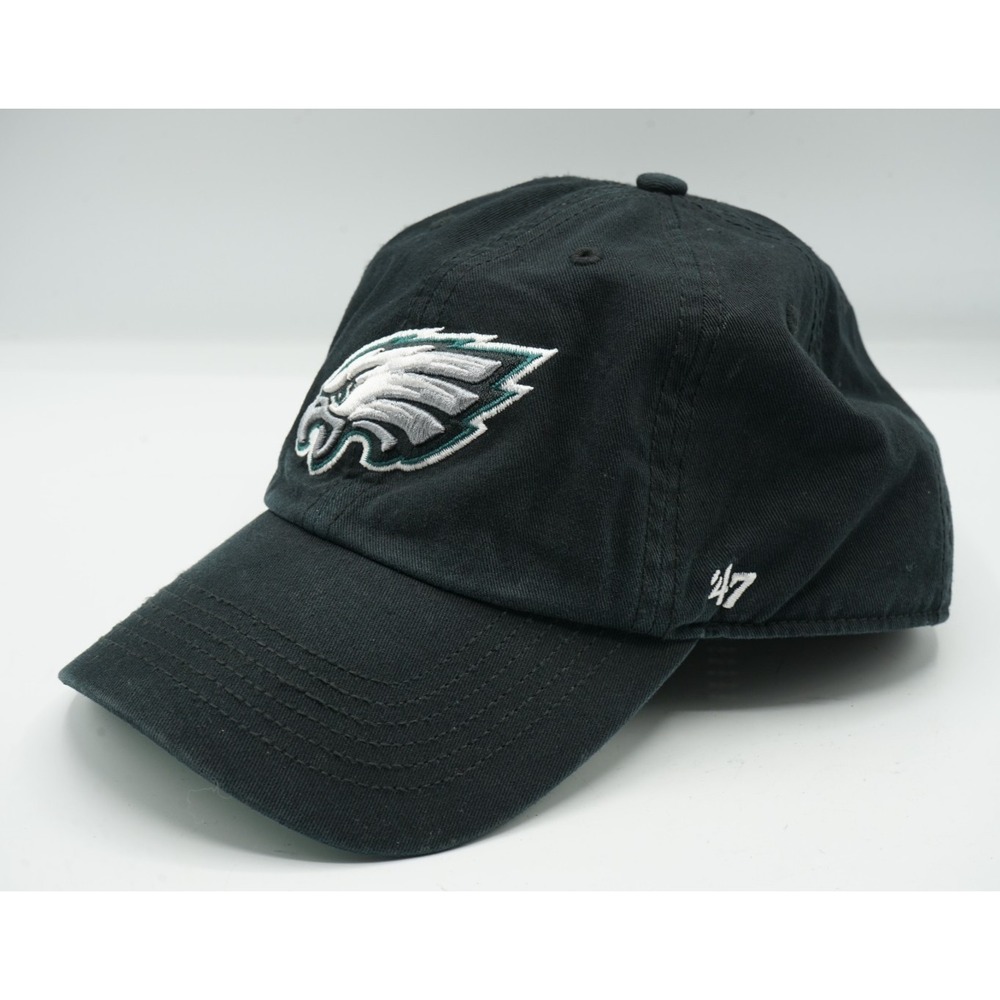 Philadelphia Eagles 47 Brand Hat Cap NFL Football Black ~ Size Large